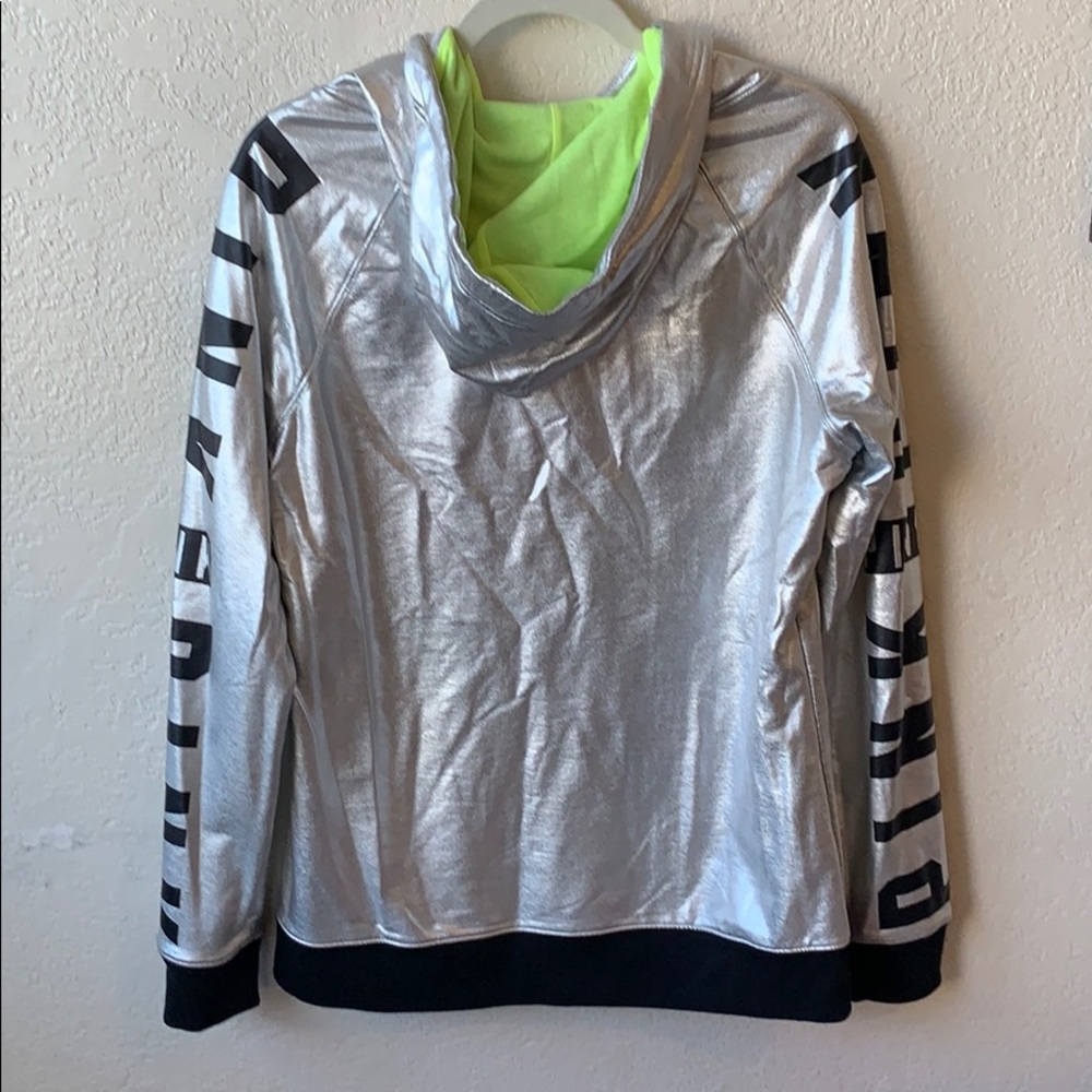 Limited Edition PINK VS Silver Metallic Jacket - Picture 5 of 7